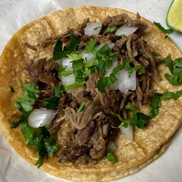 Barbacoa/Lamb Taco.